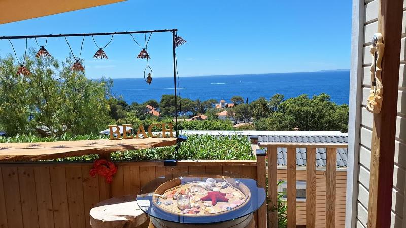 Charmant Mobil home avec Vue mer exceptionnelle
