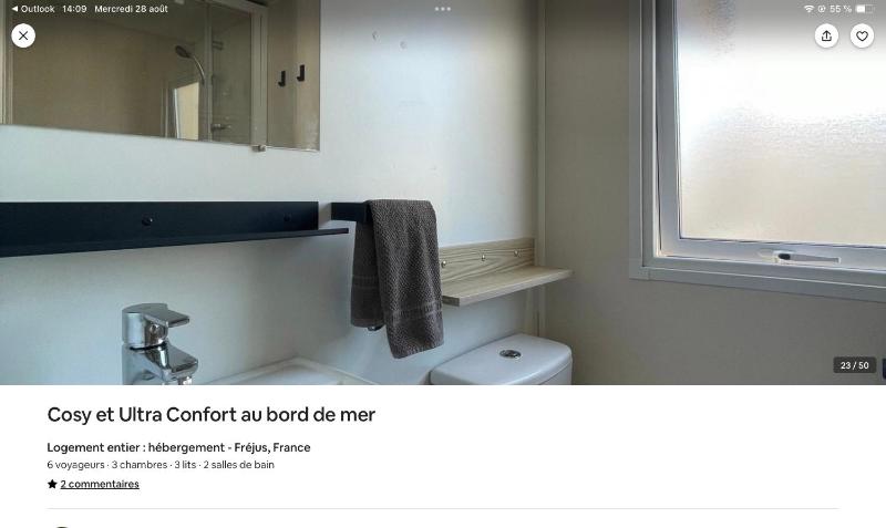 cosy et ultra confort au bord