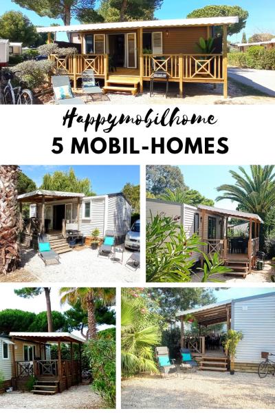 HappyMobilhome Argelès-sur-mer -plage à 500m- Camping 4 étoiles Del Mar