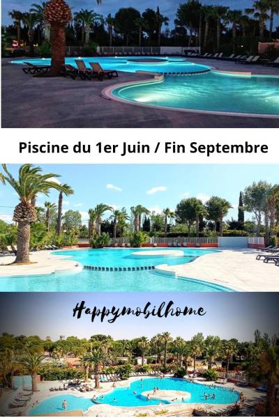 HappyMobilhome Argelès-sur-mer -plage à 500m- Camping 4 étoiles Del Mar