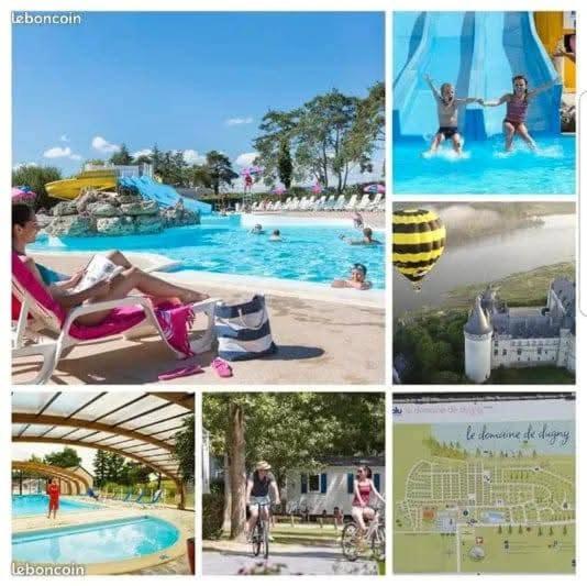 Joli mobilhome 7 places, 3 chambres Blois Amboise Piscine