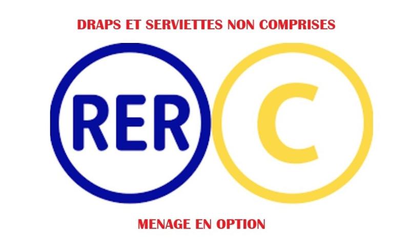 M,H CONFORT PARIS, 3 Chbr 6 Pers, RER C 40 min piscine 600VOR
