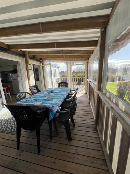 Mobi tout confort XL,camping la pommeraie, piscine et océan, concarneau et pont aven