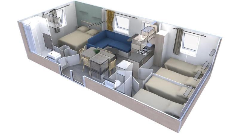 Mobil home 2020 3ch + clim , équipé 4* , vendée