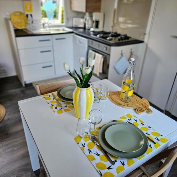 Mobil-home 4 personnes Eleganza Camping Siblu Domaine de Kerlann