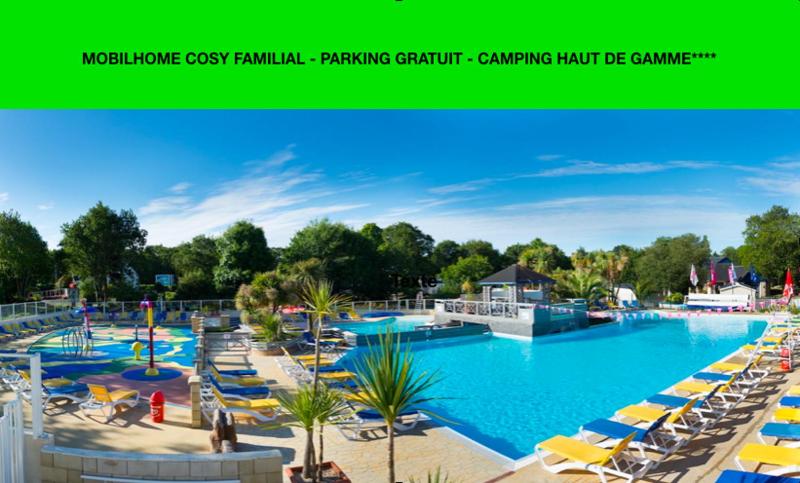 Mobil home 6 pers, 3 ch, Kerlann**** Bretagne Sud