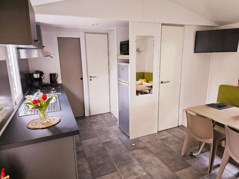 Mobil home au camping Le Ried Boofzheim en Alsace