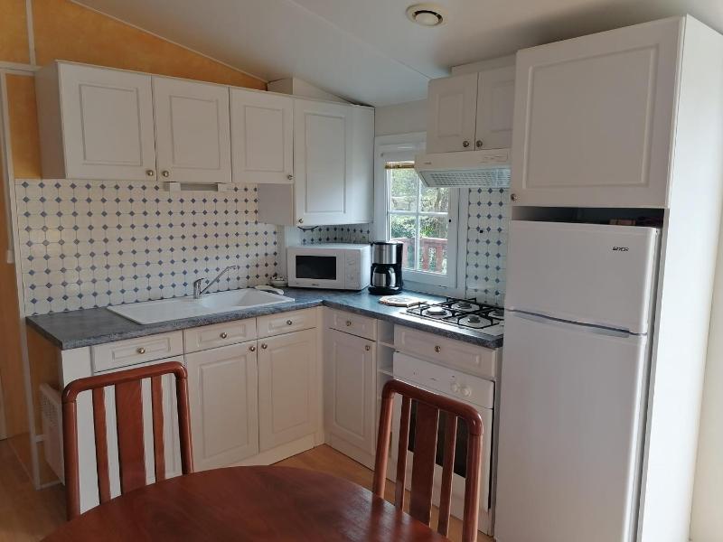 Mobil-home dans camping municipal