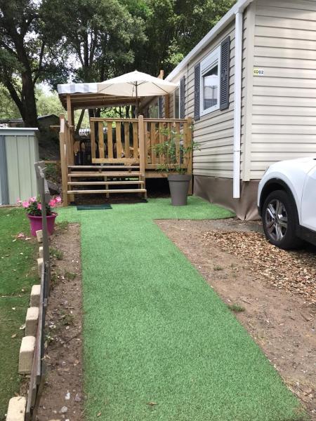 Mobil home tout confort 3 chambres camping Les Pierres Couchées