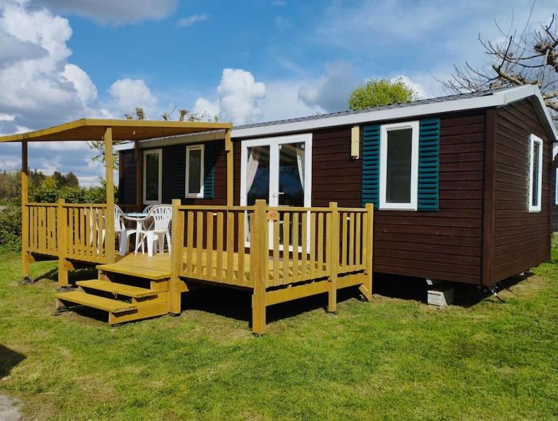 Mobil-home tout confort climatisé 6 personnes proche Europa Park, route des vins, Alsace