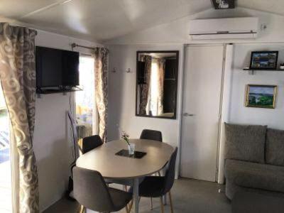 Mobilhome au bord de mer