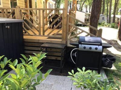 Mobilhome au bord de mer