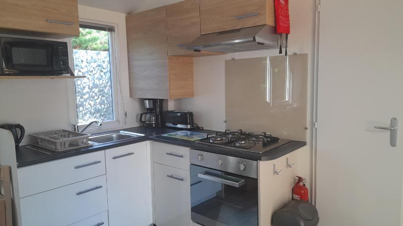 MOBILHOME EN BORD DE MER sur camping 4 étoiles