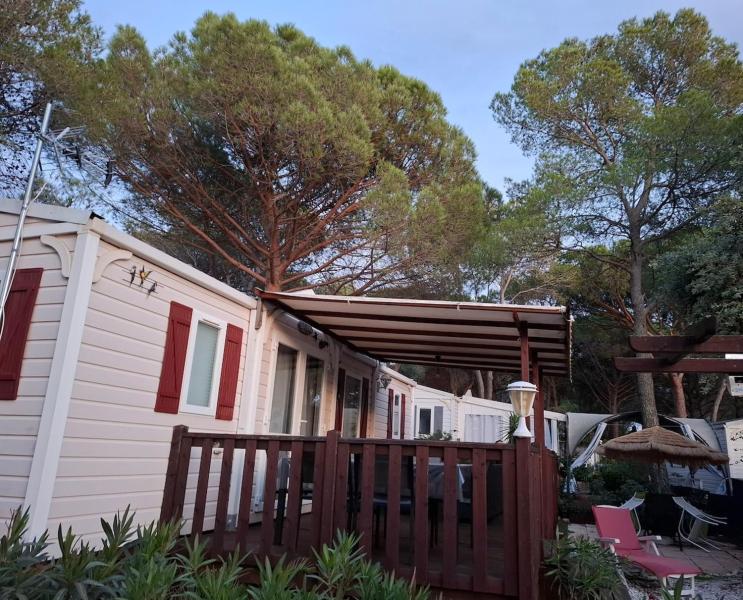 Mobilhome paisible et verdoyant