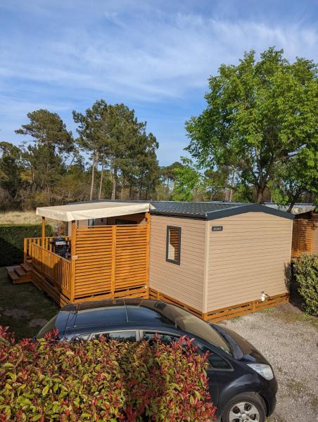 200m de la plage Bungalow LUXE de 44m2 Ménage et draps inclus Camping 5 Etoiles Mayotte Lac Biscarrosse Koyobalys