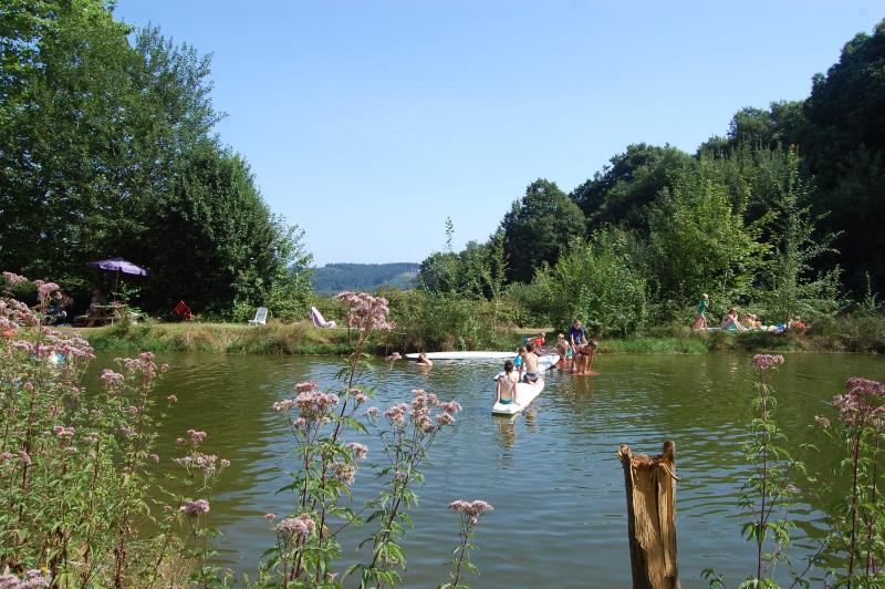 Camping La Fôret du Morvan Vintage caravan