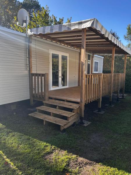 Camping La Réserve - Emplacement 391 - Mobile home neuf Bora Bora proche du lac