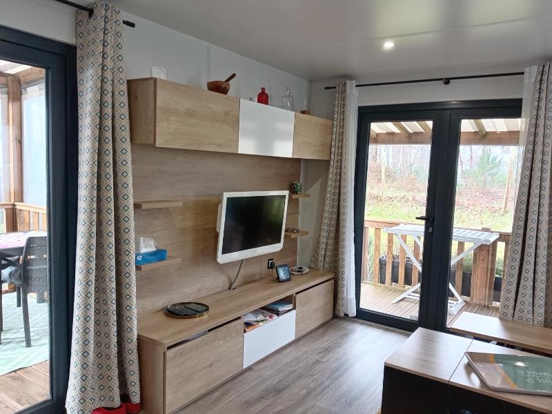 MH 558 SPACIOSA 2 chambres ET 1 salle de bain 45m2 2 terrasses avec vue sur foret dans camping 4étoiles