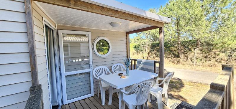 Mobil home 4 pers ombragé climatisé camping Marvilla parc AGDE
