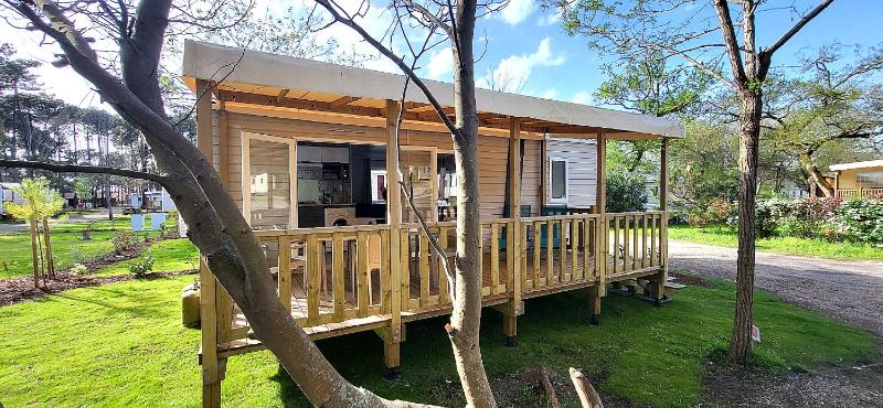 Mobil-home 5 pers climatisé - Plage et forêt - Camping Les Oyats Seignosse