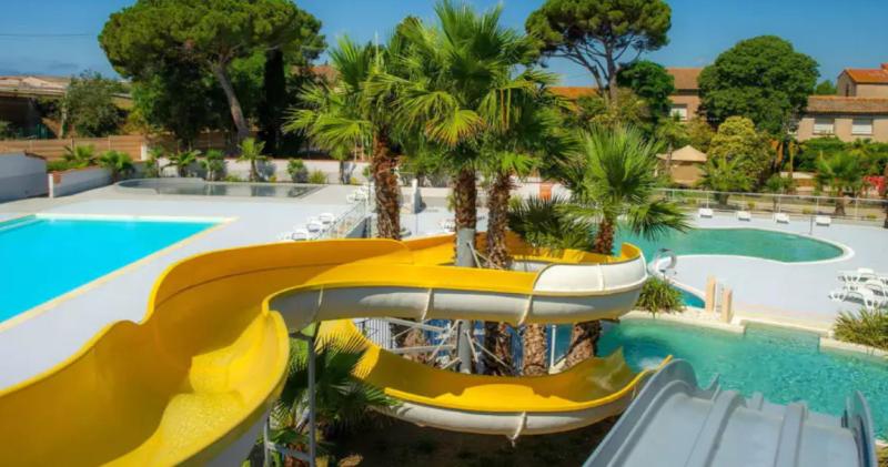 Mobil home 6 personnes confort Océan climatisé camping avec piscine Agde