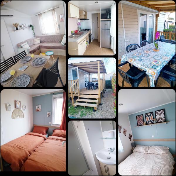 Mobil-home 6 personnes valras-plage camping 4 étoiles