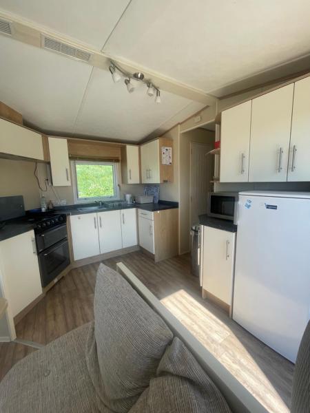 Mobil home au bord de la mer, vu sur la mer camping de la falaise à equihen plage