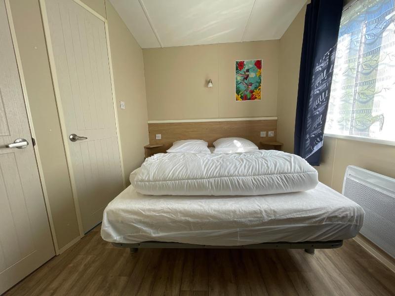 Mobil home au bord de la mer, vu sur la mer camping de la falaise à equihen plage