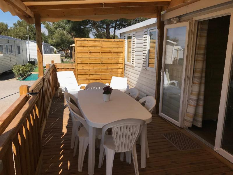 Mobil Home camping Mar Estang bord de plage