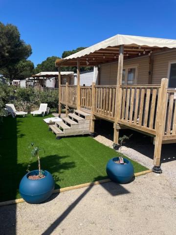 Mobil home Canet Roussillon 4 étoiles le Mar Estang 8 pers