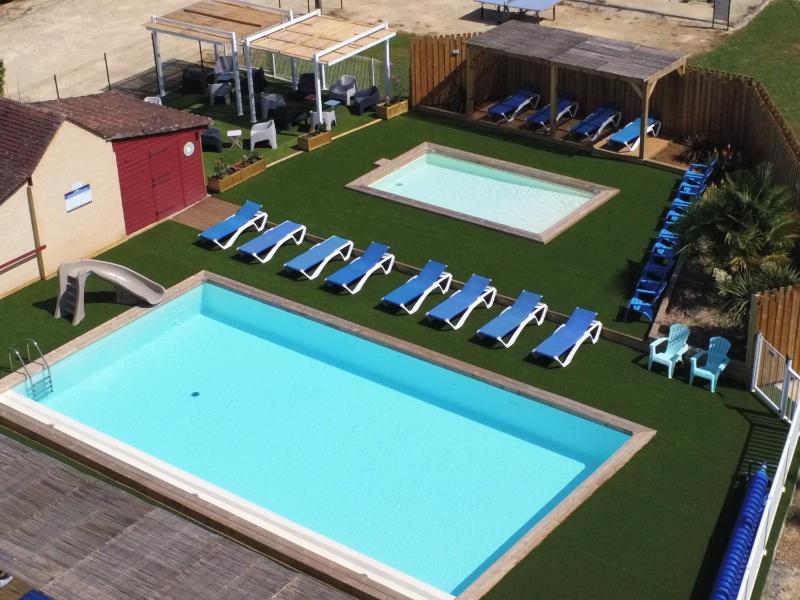 Mobil-Home terrasse Semi-Couverte