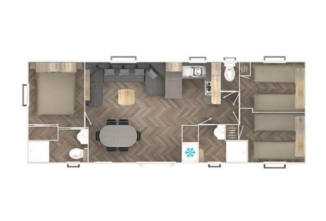Mobil-home tout confort camping Mar Estang à Canet en roussillon