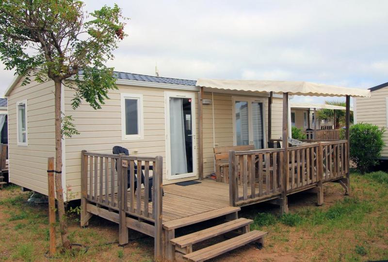 Mobil home vue mer camping Tohapi