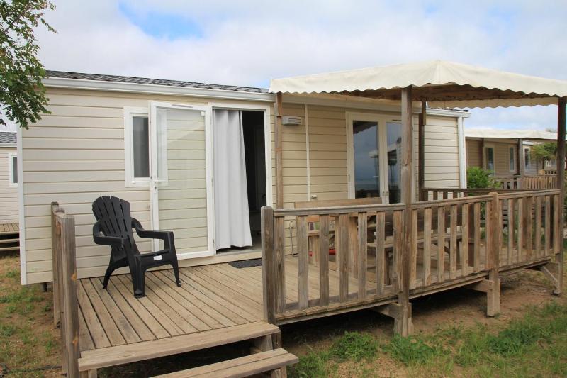 Mobil home vue mer camping Tohapi