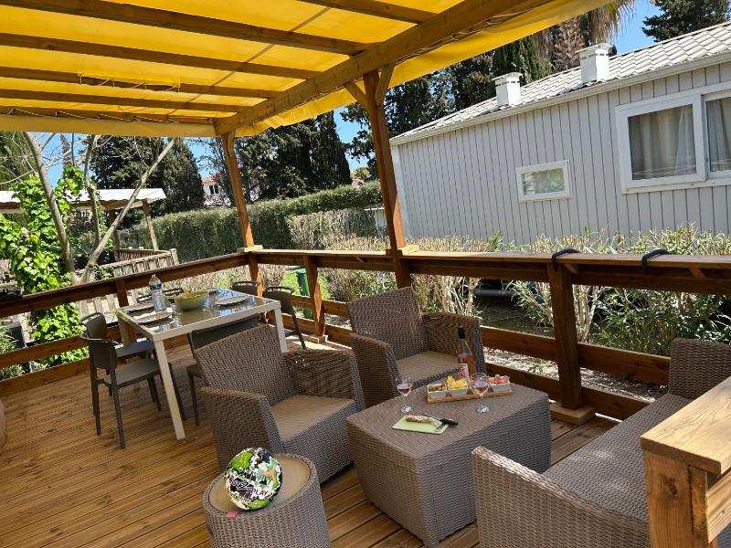 Mobile home sirène luxe Camping le Bosc 4 étoiles 3 chambres