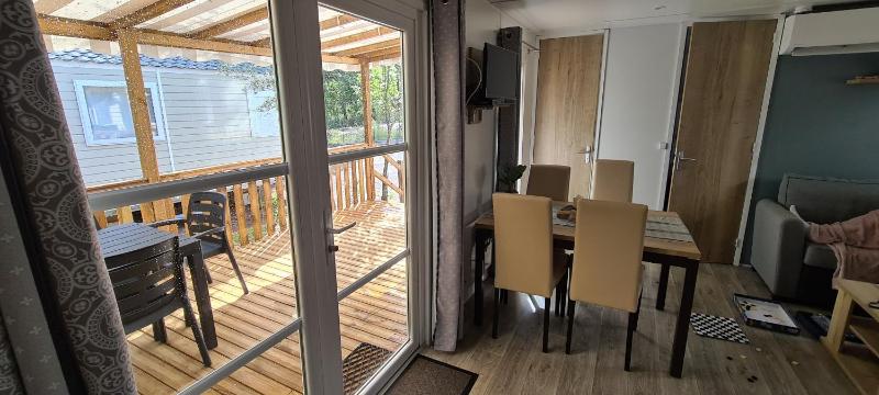 Mobilhome 2 ch,1 salon 40m2 de Charme dans camping ***