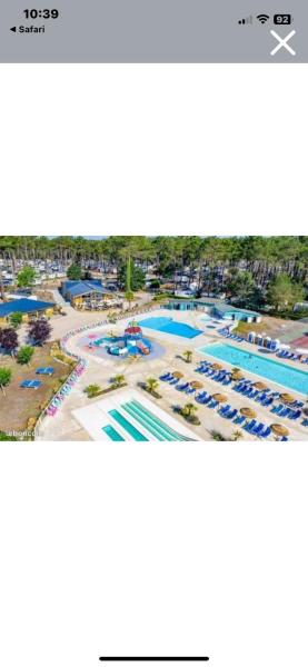 Mobilhome 6 et 4 places terrasses couvertes - Les Dunes de Contis