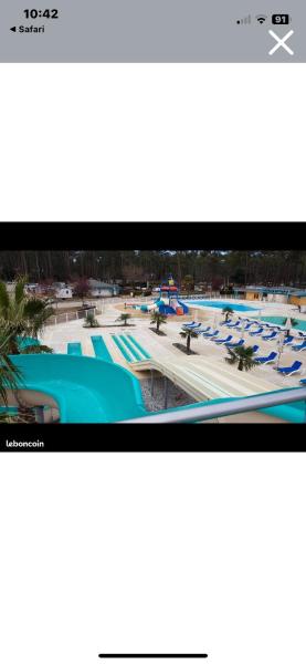 Mobilhome 6 et 4 places terrasses couvertes - Les Dunes de Contis