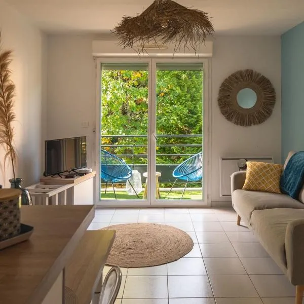 Appartement cosy, calme, lumineux, balcon, parking
