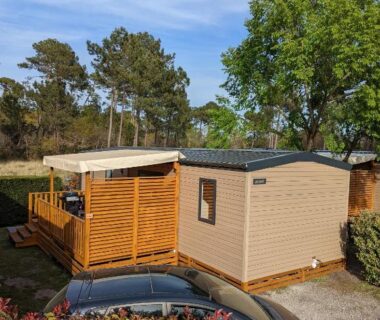 200m de la plage Bungalow LUXE de 44m2 Ménage et draps inclus Camping 5 Etoiles Mayotte Lac Biscarrosse Koyobalys