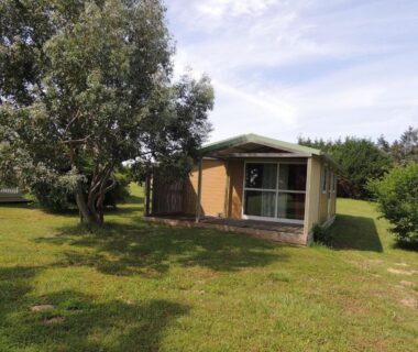 Jardin et chalet en bois dans le CHALET 4 personnes maxi tout confort location en gîte