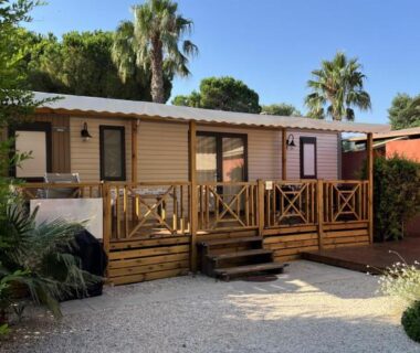 Camping Del Mar 260, Mobile Home Excellence, 3 chambres, 6 personnes, bord de mer