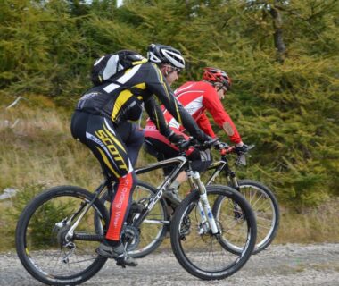 Sentier VTT en forêt au Camping maeva Escapades Le Casque Roi