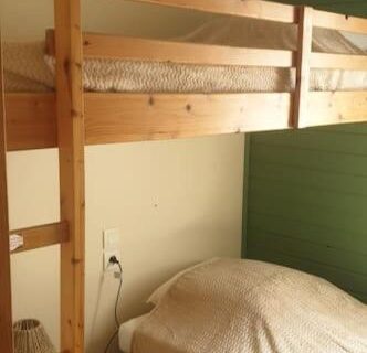 Chambre avec lits superposés au camping Casa verde