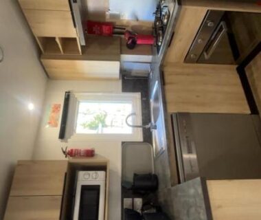 Mobil-home avec cuisine équipée au camping Chez Gill & Clo