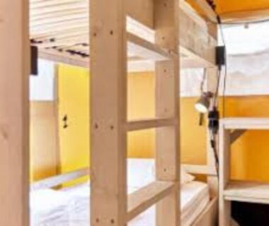 Chambre avec lits superposés dans le Cottage PARKS Medrose