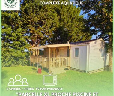 Houlgate- 503 – Mobilhome Classic 4 personnes Camping 5 étoiles – Séjour Normandie – Paris Eure Gestion