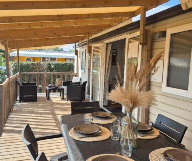 Le Coco Lodge Mobil Home 6-8 Personnes Piscines & Plage Camping 5 étoiles Les Dunes