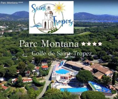 Parc boisé et piscine chauffée au camping Le TropeZen Confort Plus TV WIFI VOD PISCINE CHAUFEE