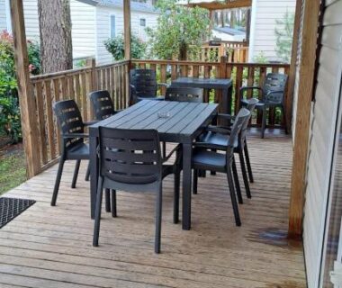 MH 480 2ch 2sdb 40m2 dans camping 4 étoiles avec parc aquatique